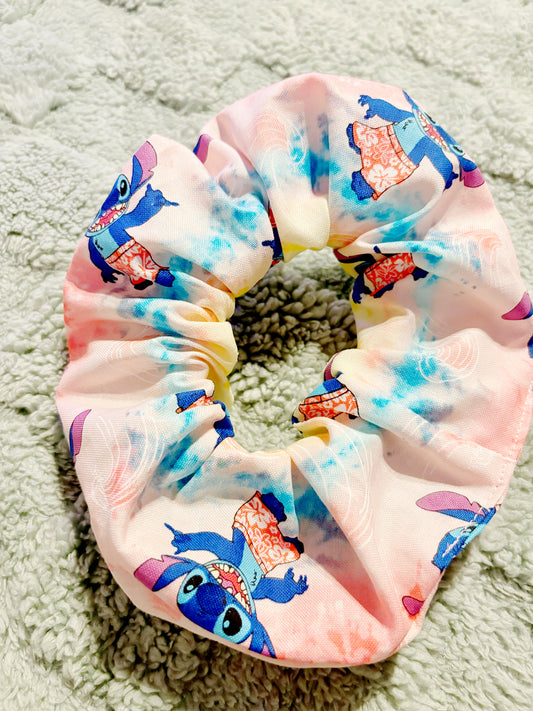 Stitch Tie Dye Summer Disney | Scrunchie